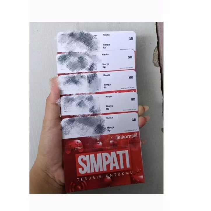 Kartu Perdana Telkomsel Simpati 3GB Kuota Internet