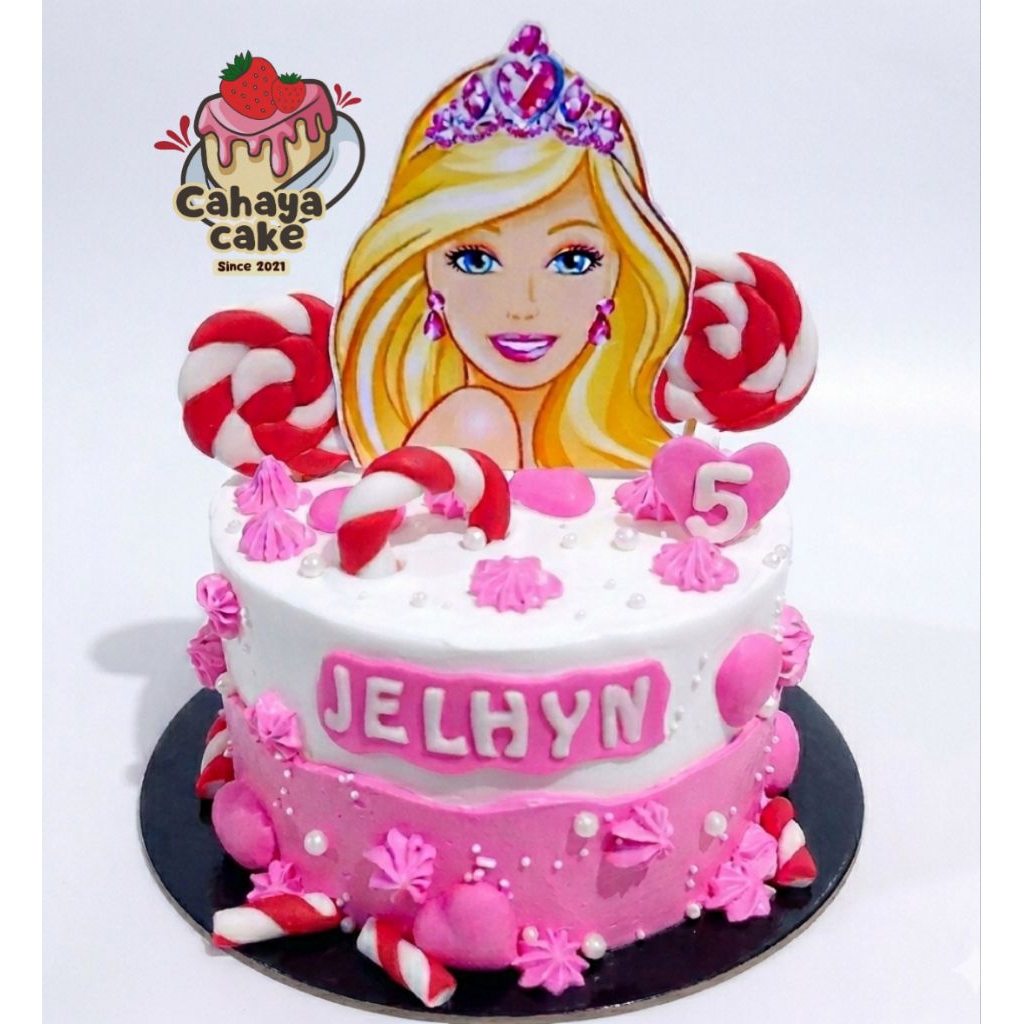 Kue Ulang Tahun Barbie / Barbie Cake / Kue Ultah Karakter Barbie