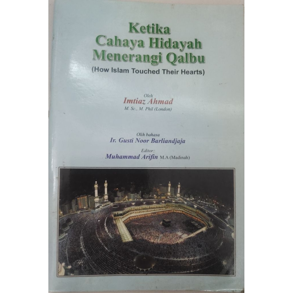 BUKU KETIKA CAHAYA HIDAYAH MENERANGI QALBU BEKAS ORIGINAL