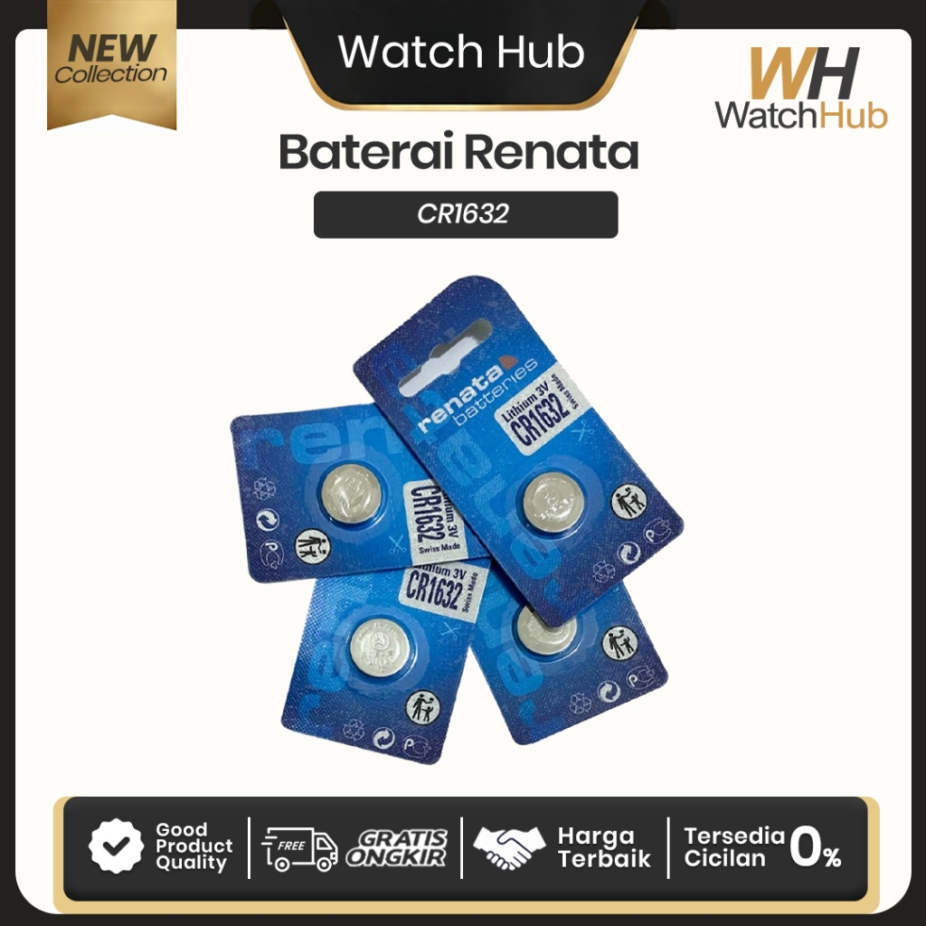 Baterai RENATA CR1632 CR 1632 Battery RENATA CR1632 CR 1632 Batre RENATA CR1632 CR 1632