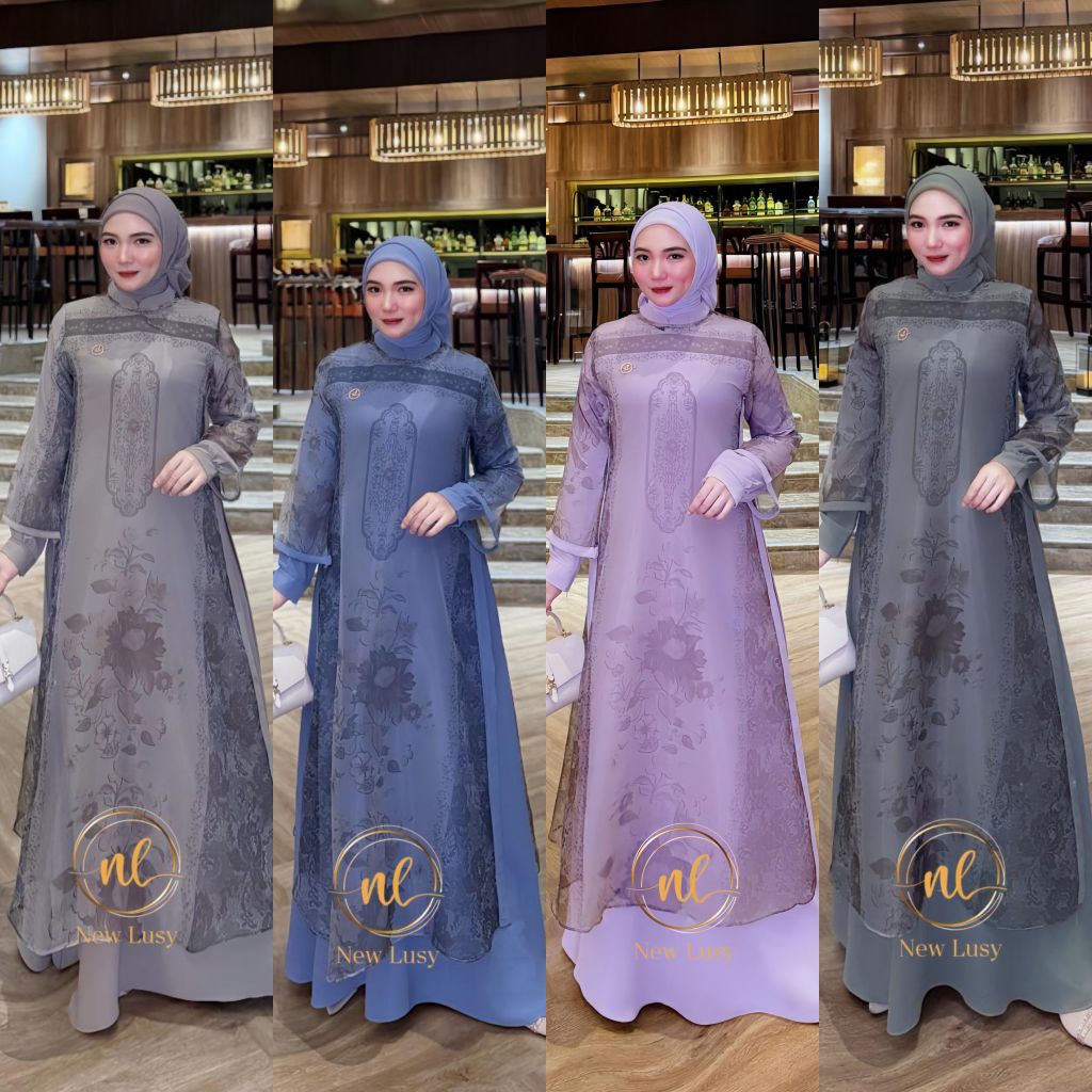 Vionela vol II dress gamis terbaru ORI By New Lusy