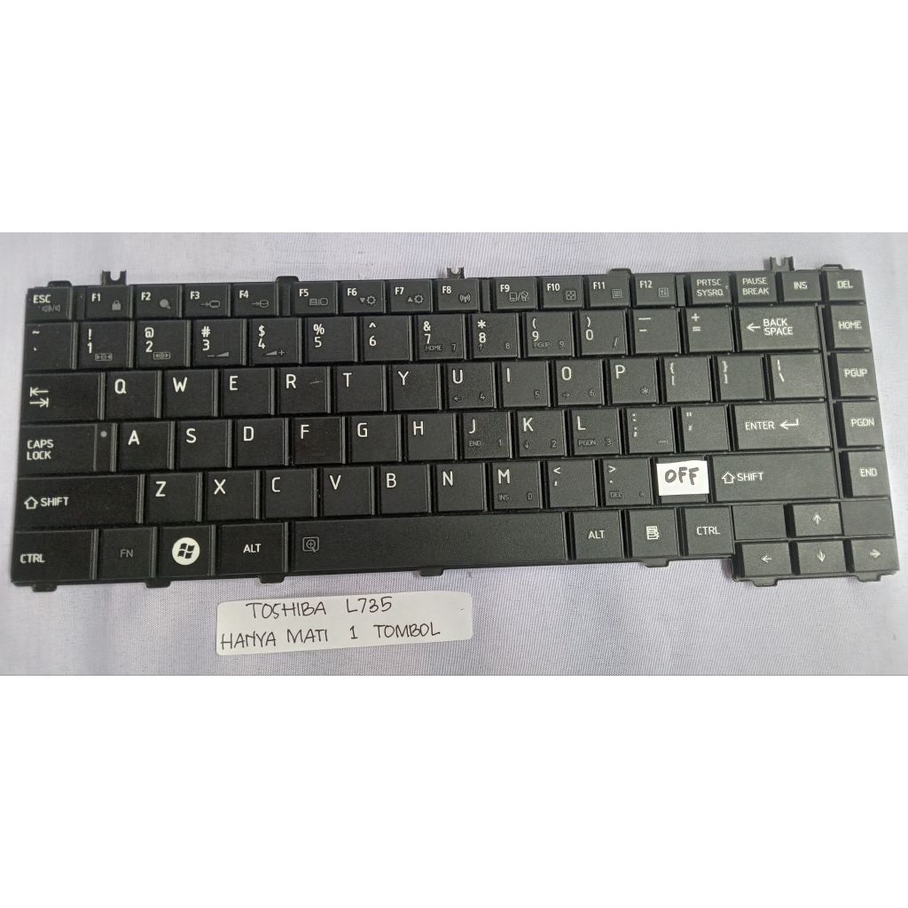 Keyboard Laptop Toshiba L735