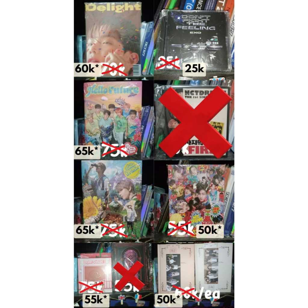 KPOP STUFF - NCT 127 DREAM EXO GOT7 REDVELVET BLACKPINK ITZY DREAMCATCHER PHOTOCARD ALBUM