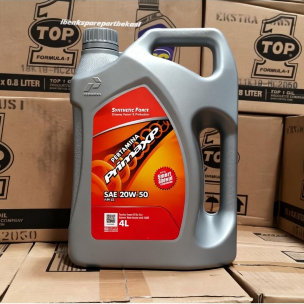 Oli Mesin Prima XP SAE 20W-50 4 Liter Original Asli