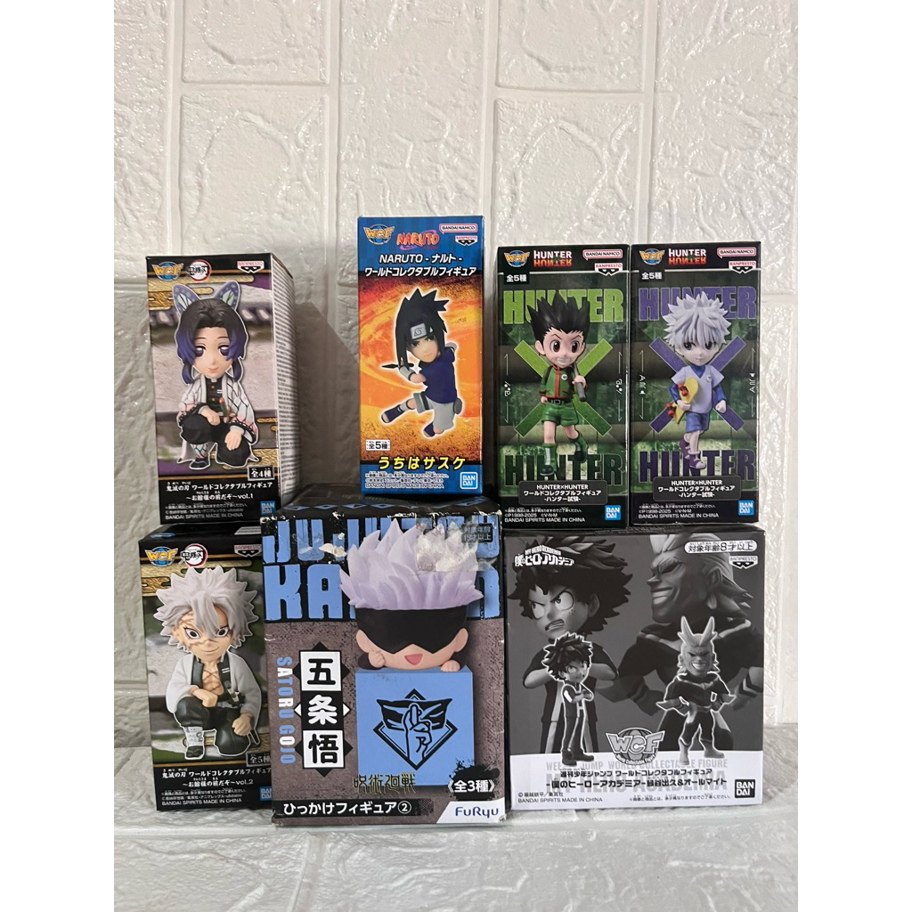 Merch Anime Naruto Kimetsu No Yaiba Demon Slayer Hunter Killua Gon Gojo Jujutsu Midoriya WCF shinobu