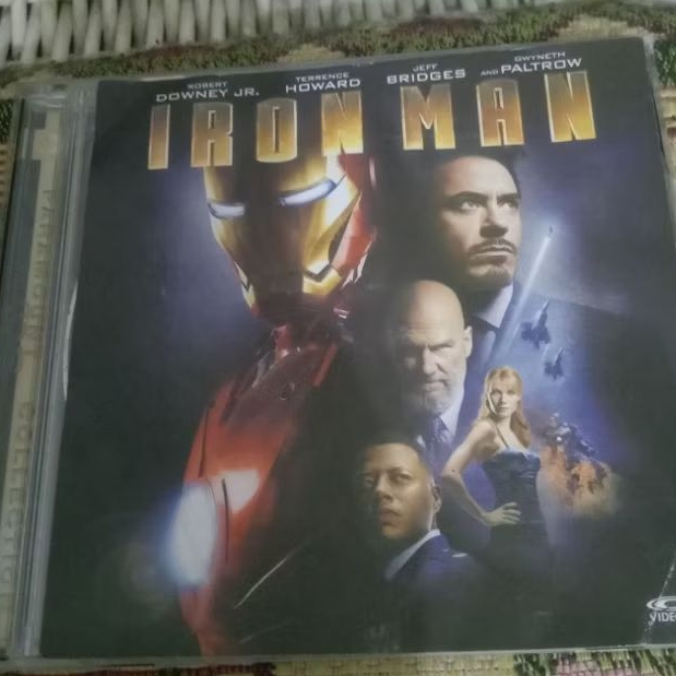 VCD Original IRON MAN Feat ROBERT DOWNEY JR Teks Indonesia