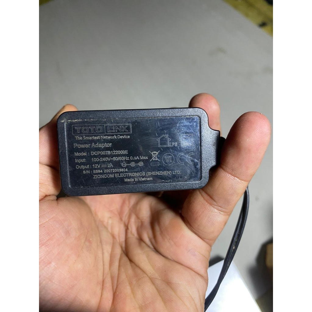 Adaptor Totolink 12V 2A