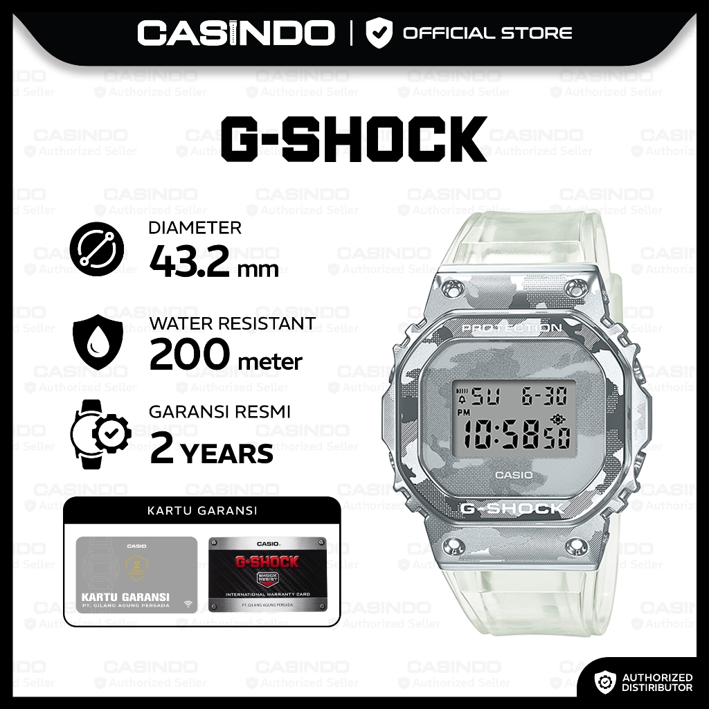 G-SHOCK Jam Tangan Pria Digital GM-5600SCM-1DR