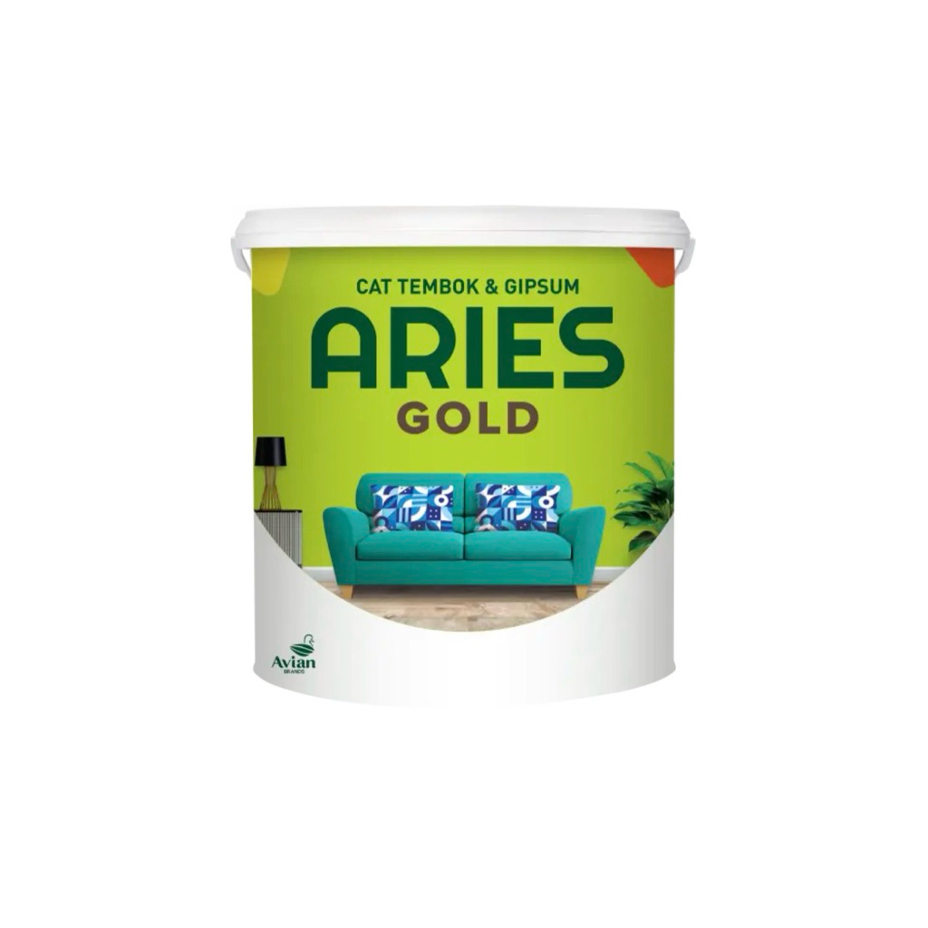 Cat Tembok ARIES GOLD Tinting 170 Warna Avian Avitex Murah Galon 4 5 Kg Putih Hitam Warna Aduk