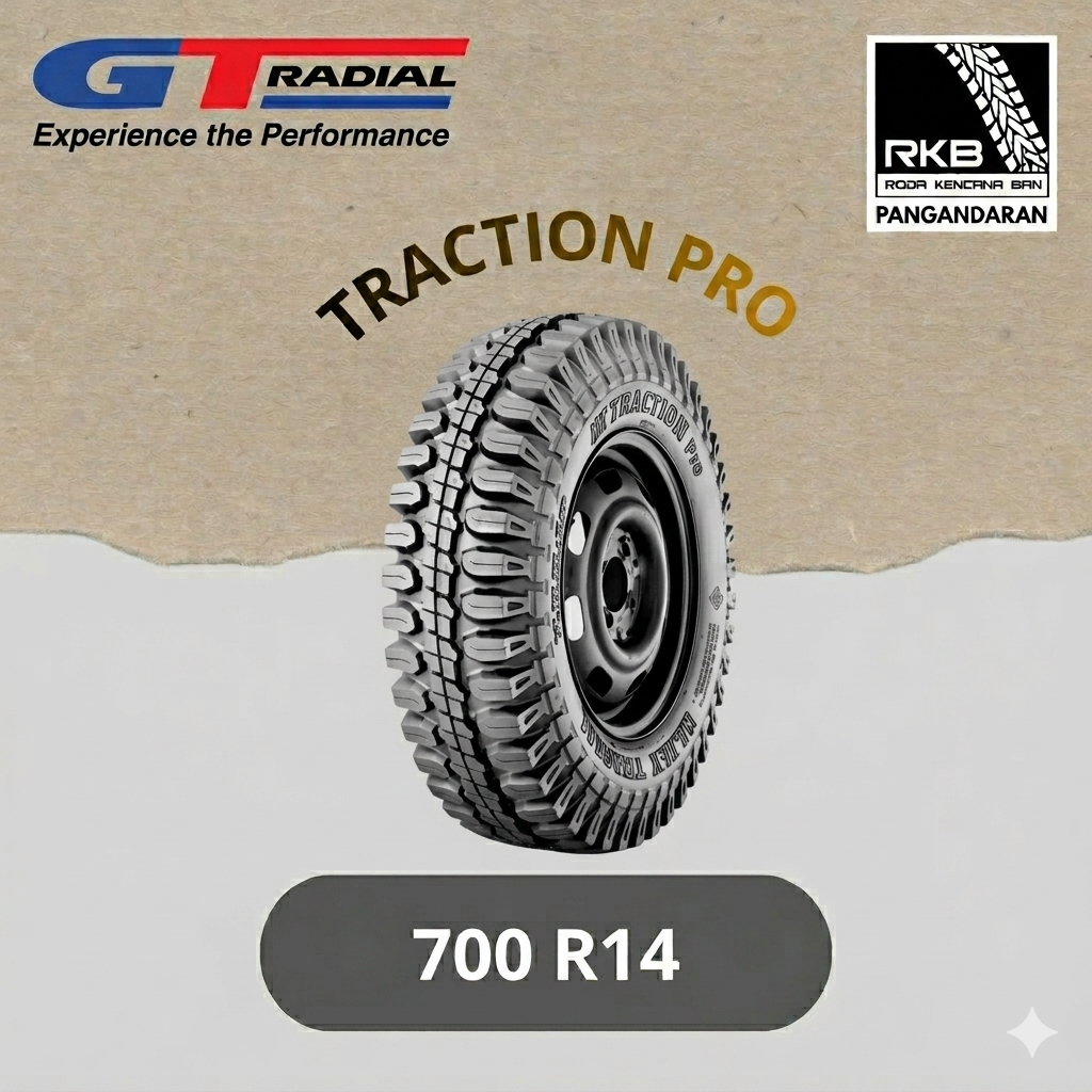 Ban Baru - GT 700 R14 8PR Traction Pro Ban Mobil Offroad 7.00-14 Gajah Tunggal