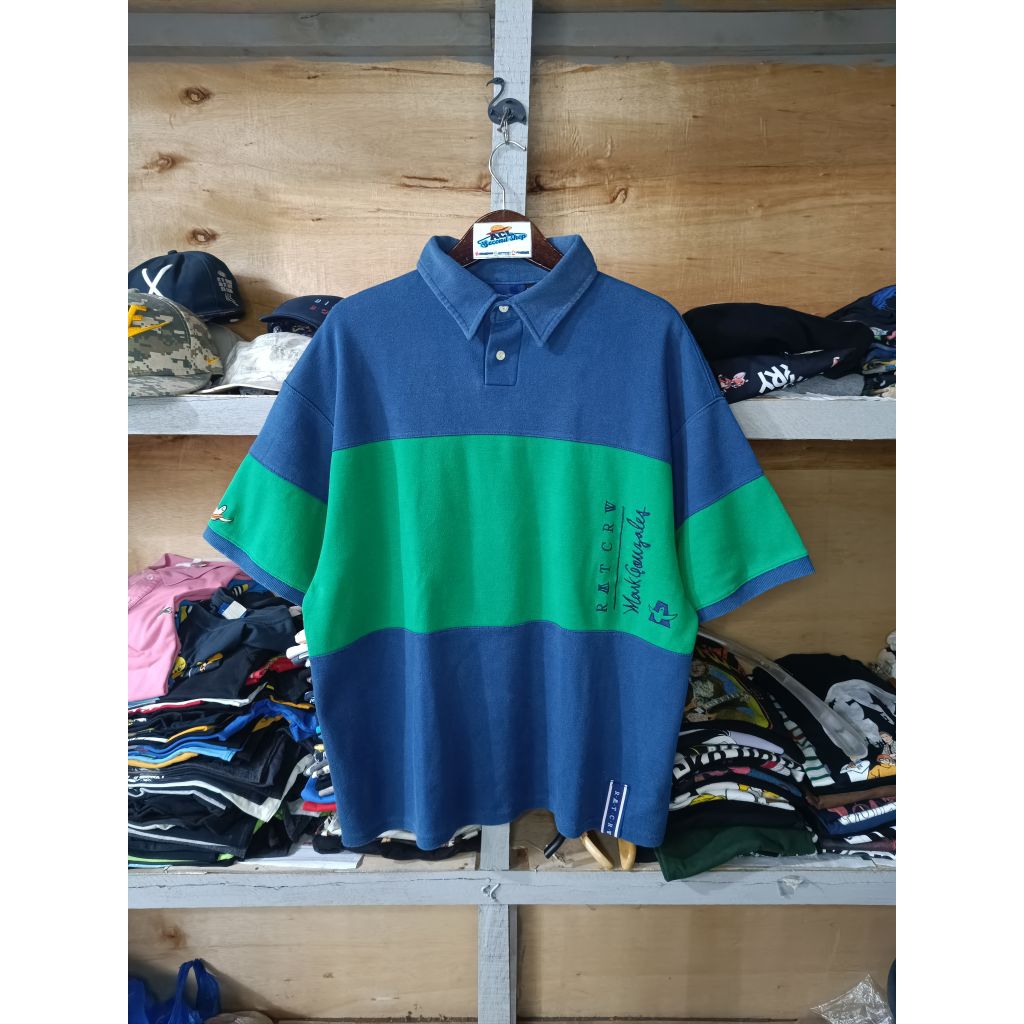 Kaos polo romantic crow x mark gonzales