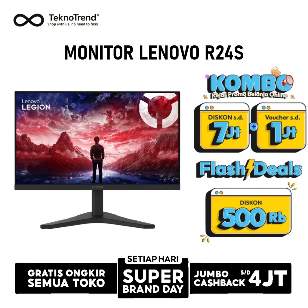 [ EXCLUSIVE LIVE ] LENOVO LEGION MONITOR GAMING R24S