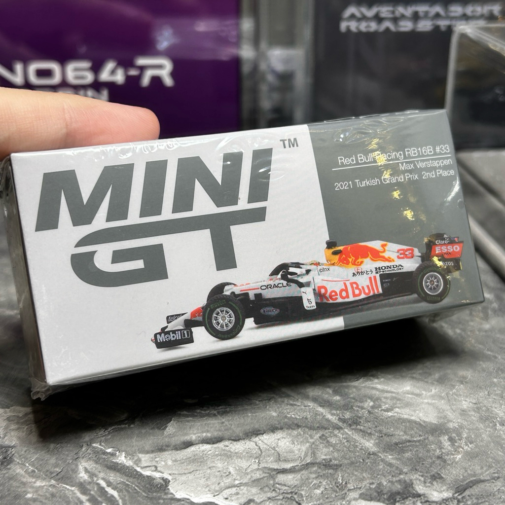 Mini GT F1 Redbull Max Verstappen Turkish GP 2021 2nd 1:64 diecast F1 redbull max verstappen skala 1