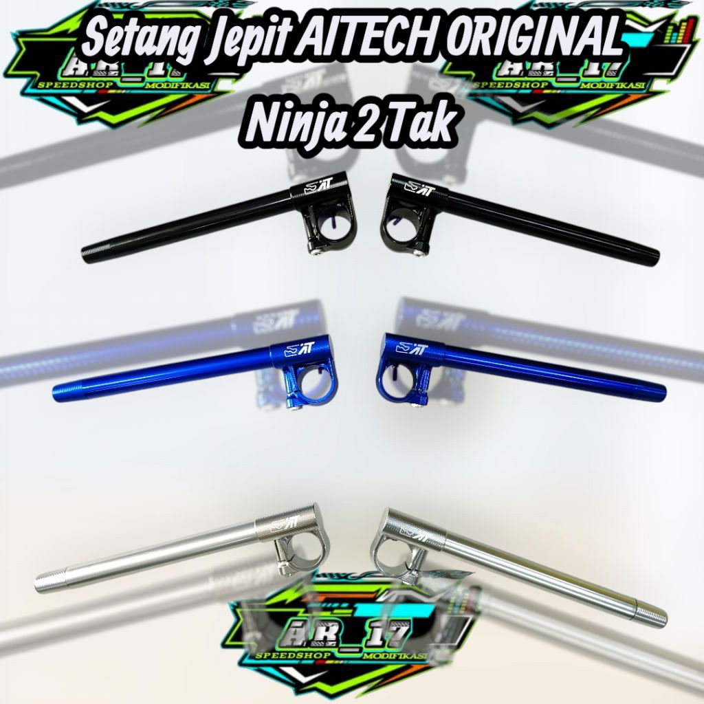 Stang Jepit SRX Handle Bar Aitech ORIGINAL Kawasaki Ninja R SS RR ZX SSR New Old KRR KR Victor Cocok