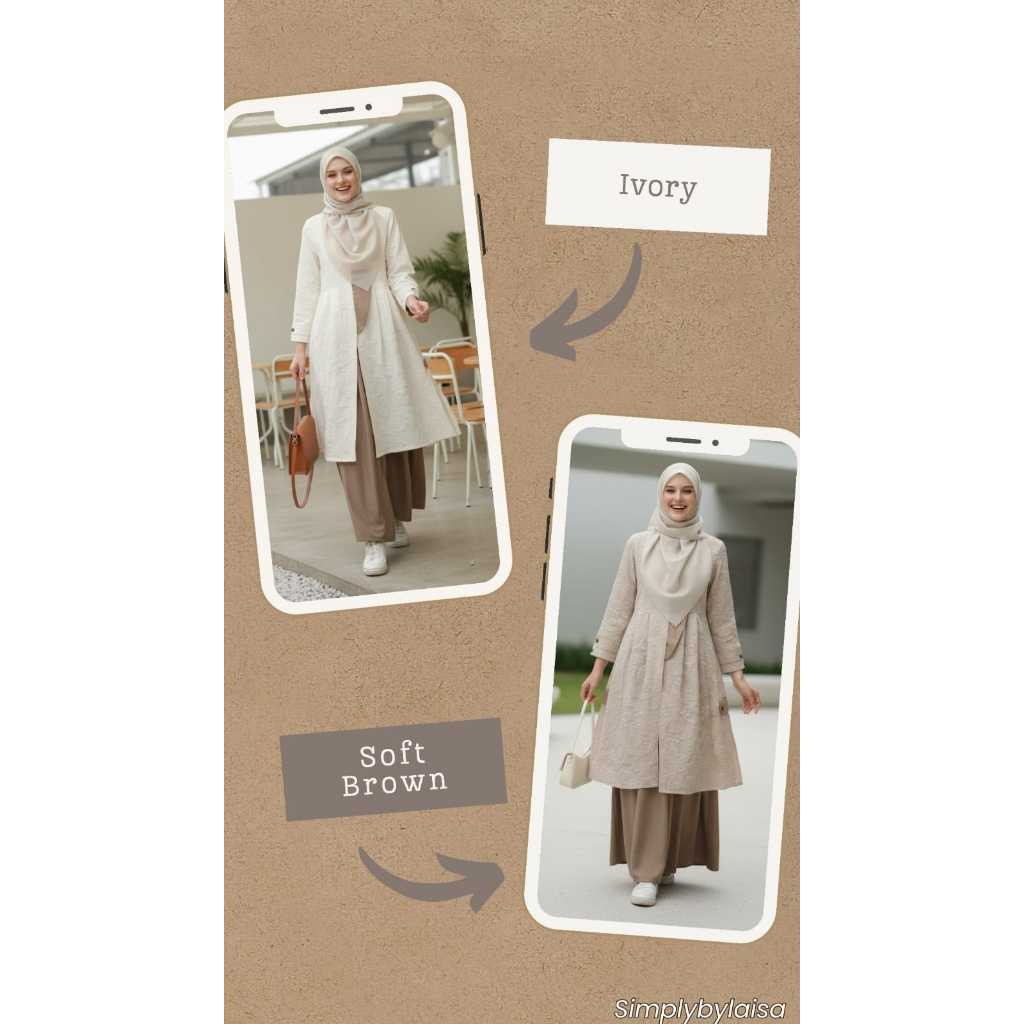 ROK DAN TUNIK SET SIMPLY LAISA ADIBA