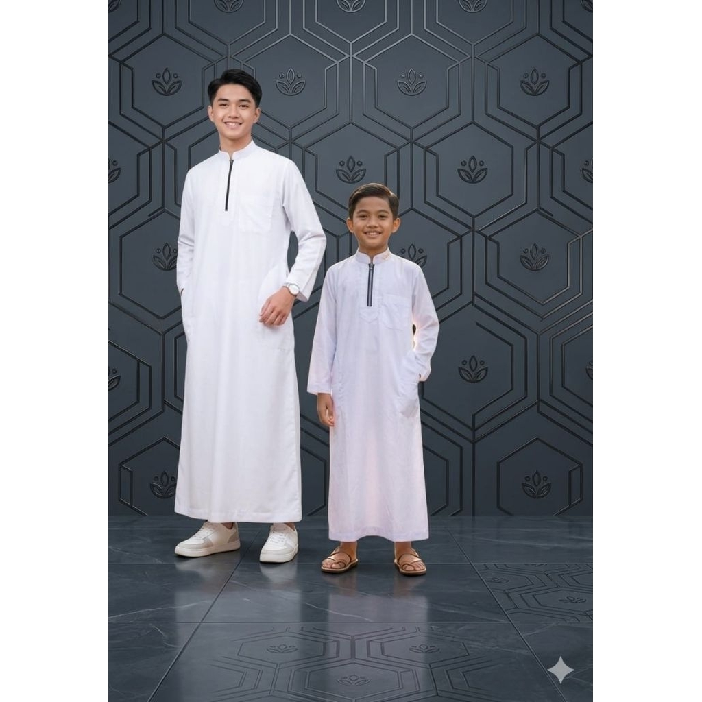 Jubah anak laki laki usia 3-14 tahun