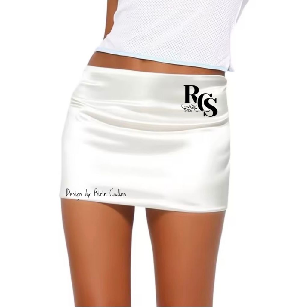 RCS ADDISON rok pendek satin fashion wanita rok satin premium