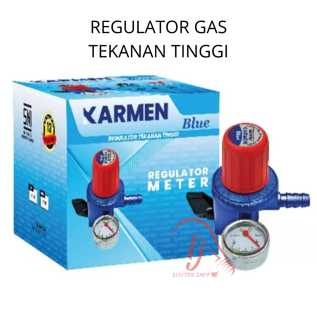 KARMEN REGULATOR GAS TEKANAN TINGGI + METER KARMEN REGULATOR KOMPOR GAS TEKANAN TINGGI REGULATOR GAS