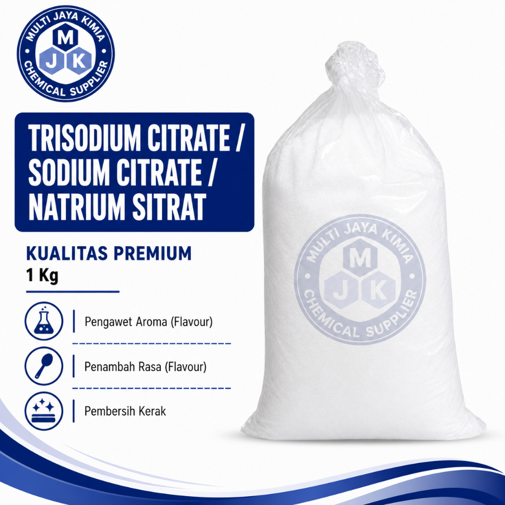 Trisodium Citrate / Sodium Citrate / Natrium Sitrat 1Kg