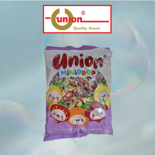 Union Mini Drops Permen Kembang Gula Campur Assorted Bungkus 324 Gram