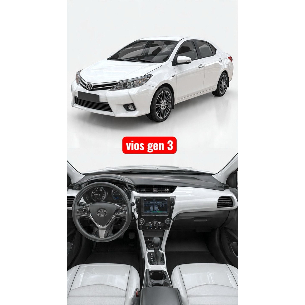 Cover Pelindung Dashboard/ Alas Pelindung Dashboard/ Karpet Dashboard Mobil Vios Gen3