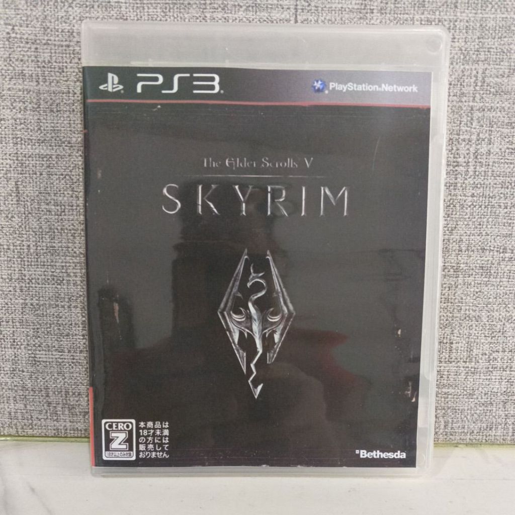 BD CD KASET ORIGINAL PS3 The Elder Scroll V Skyrim Jpn Bahasa Jepang