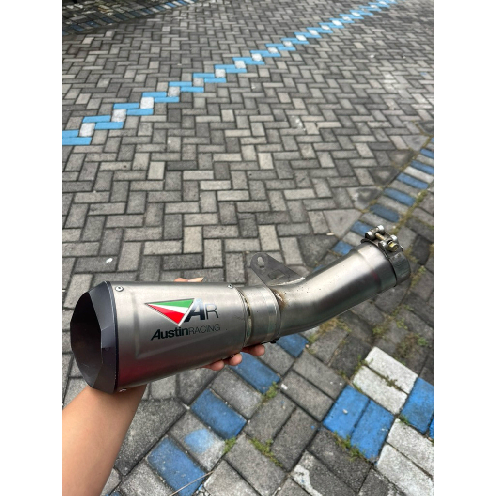 Knalpot Austin racing V3 original zx25r zx25rr zx4rr second mulus tinggal pasang