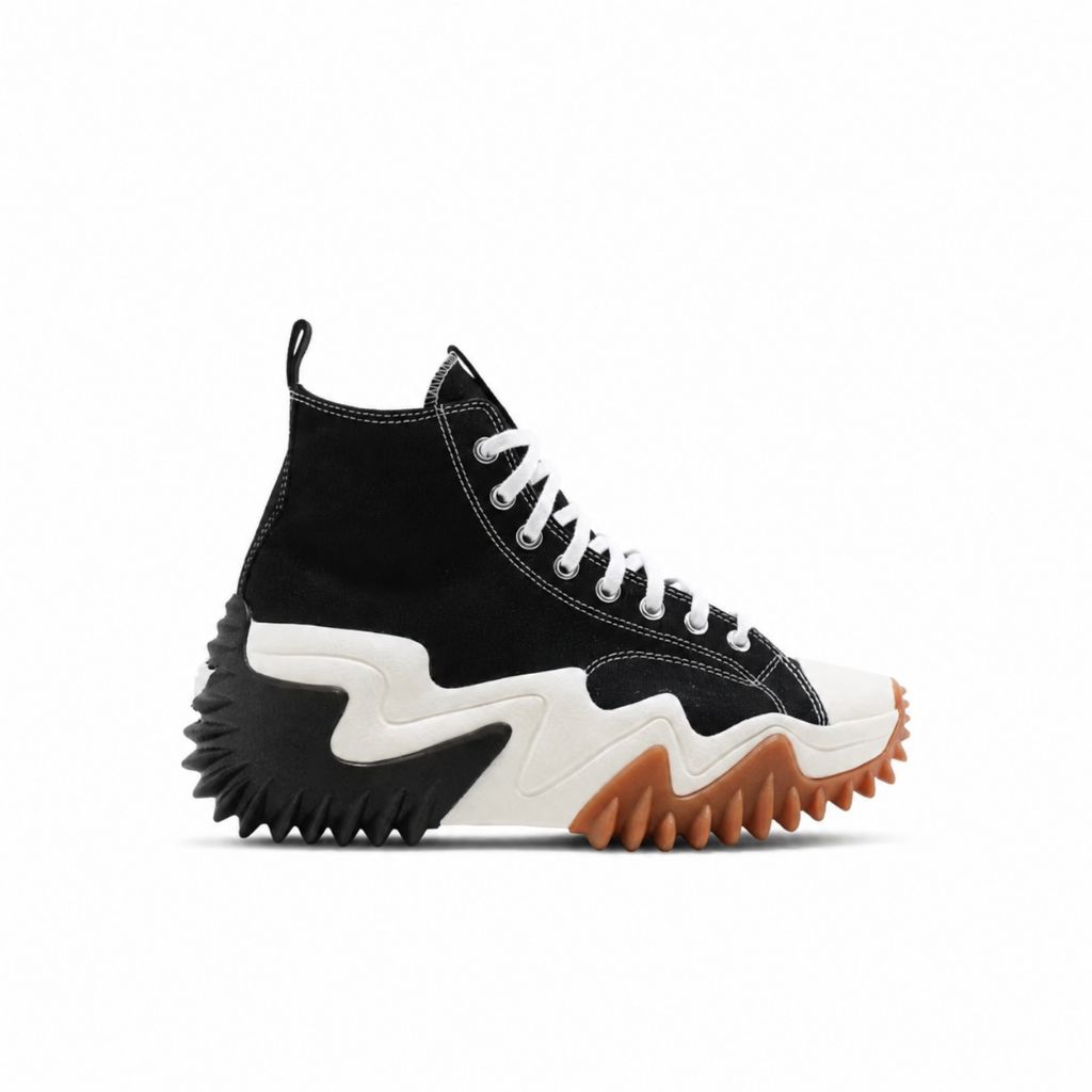 Converse Chuck Taylor Run Star Motion Platform HI Black White Gum