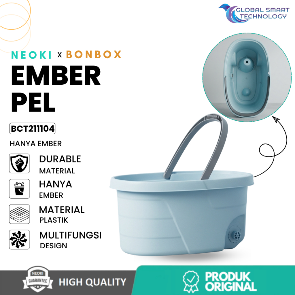 [HANYA EMBER SAJA ] NEOKI x BONBOX BCT211104 EMBER Pel Lantai Dengan Handle
