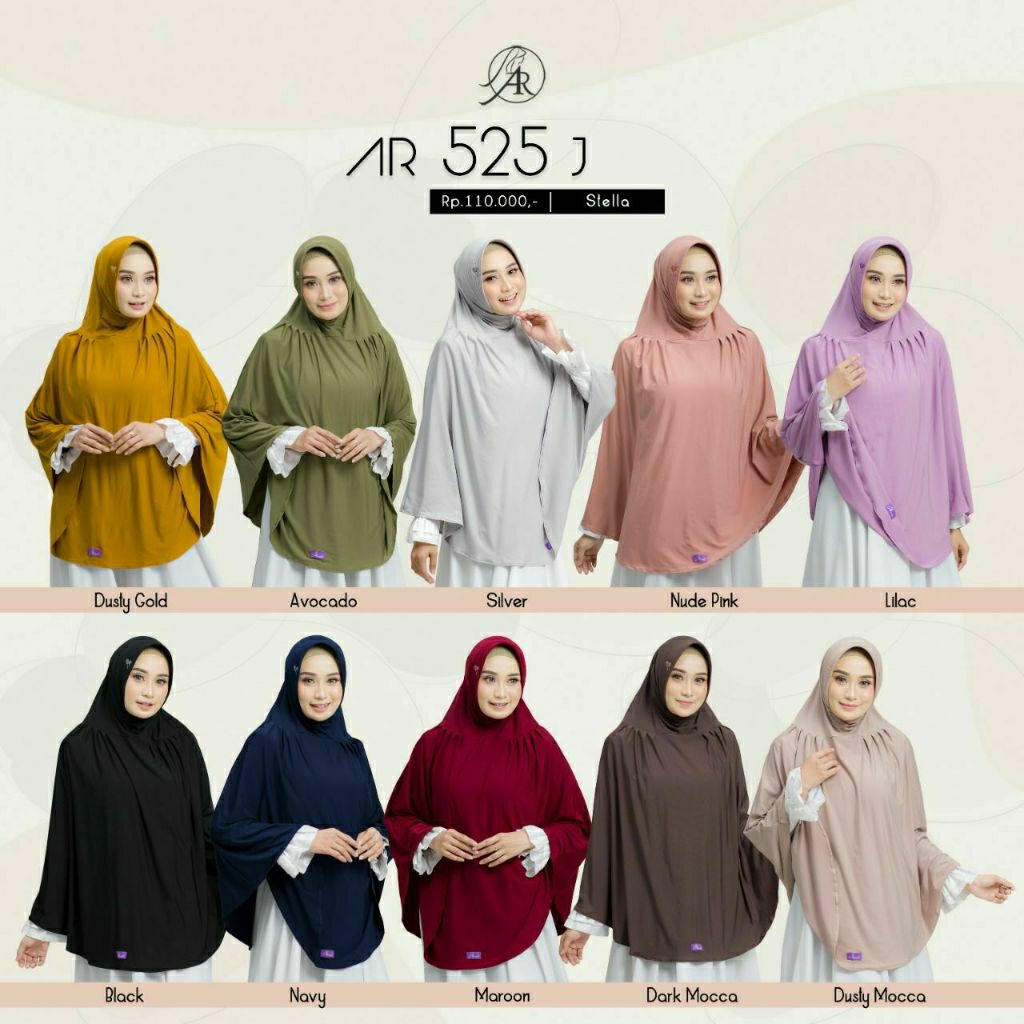 AR 525 JUMBO/HIJAB ARRAFI JUMBO/ARRAFI ORIGINAL