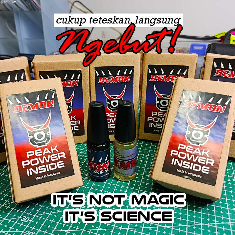 Minyak Break-in dan Booster dinamo Tamiya DEMON OIL