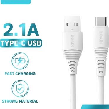 KIVEE KABEL DATA USB /TYPE C/MICRO/LIGHTNING 5V/PANJANG KABEL 100CM
