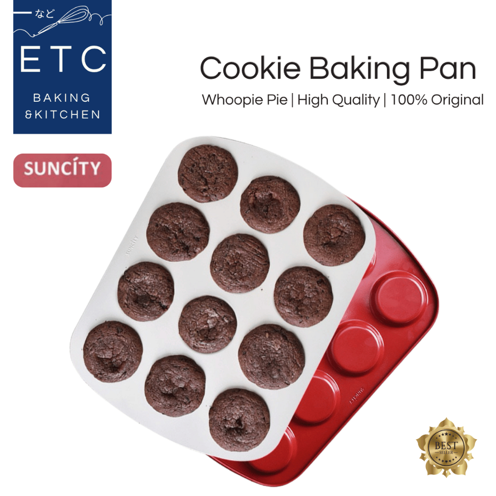 [ETC.Baking] SUNCITY – Macaron/Whoopie Pie Cookie Cake Pan Multifungsi | Loyang Persegi Panjang Pan 
