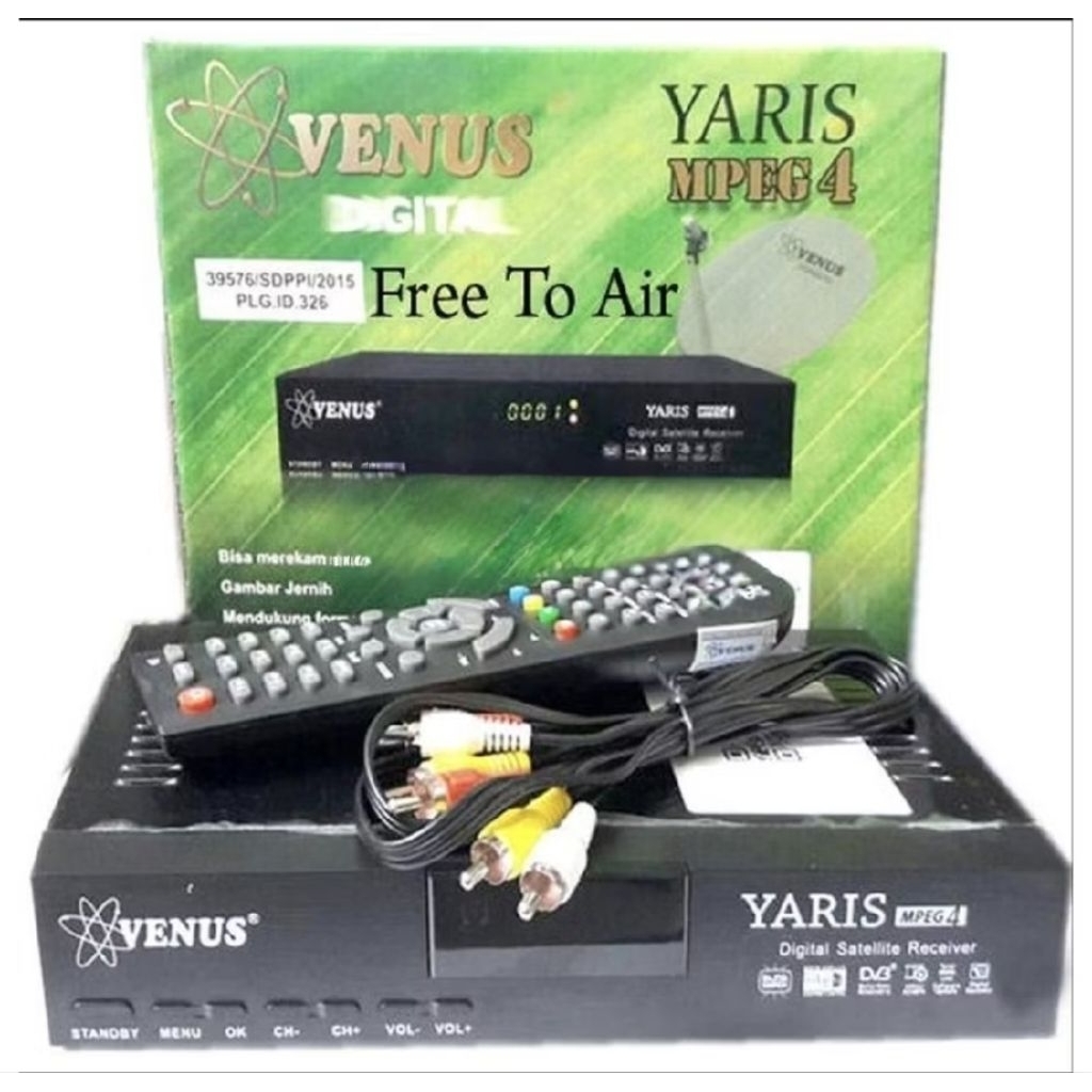 Receiver Digital Venus Yaris MPEG4 FREE TO AIR