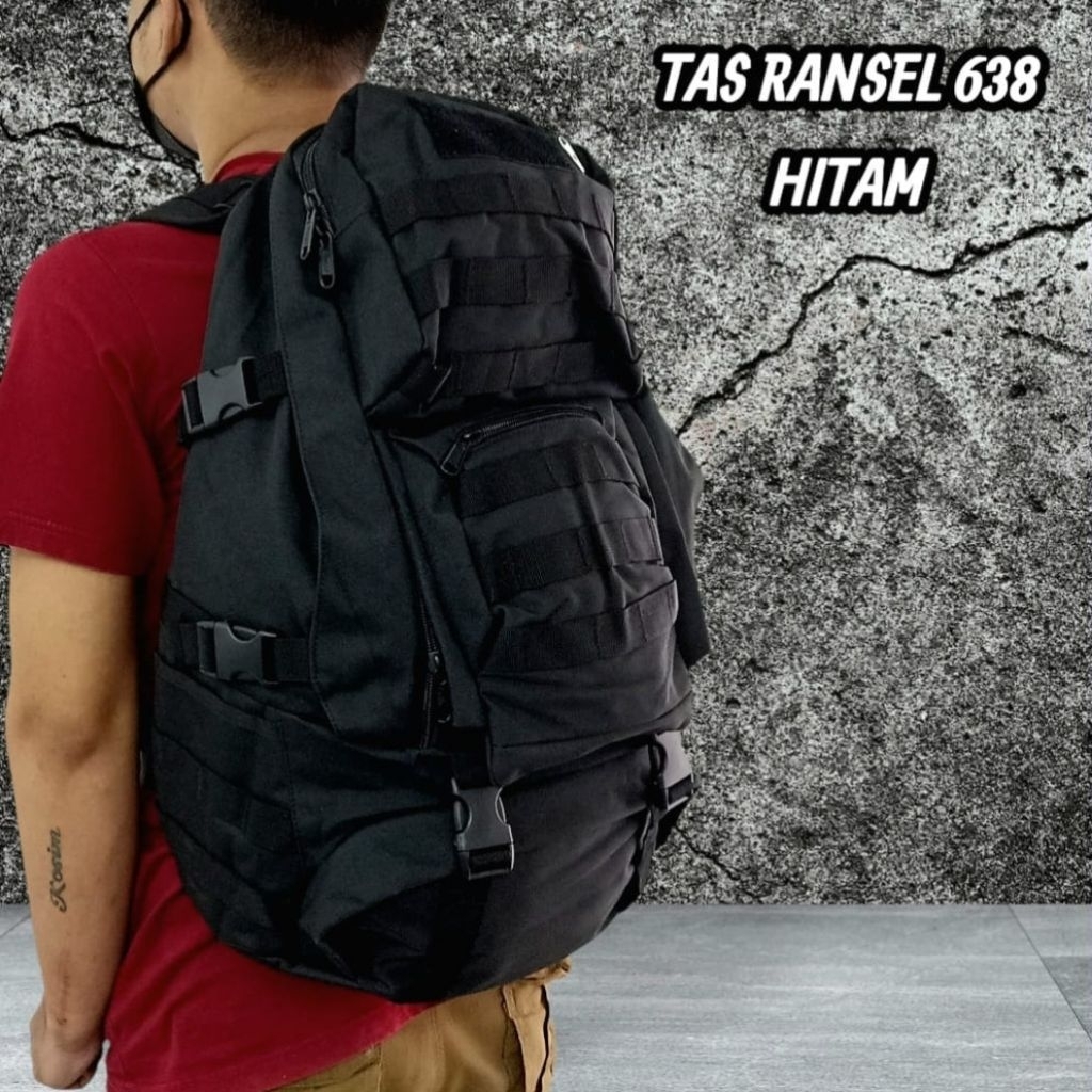 Tas Ransel Tactical  Pria – Backpack Army Digital Camo Outdoor  Anti Air