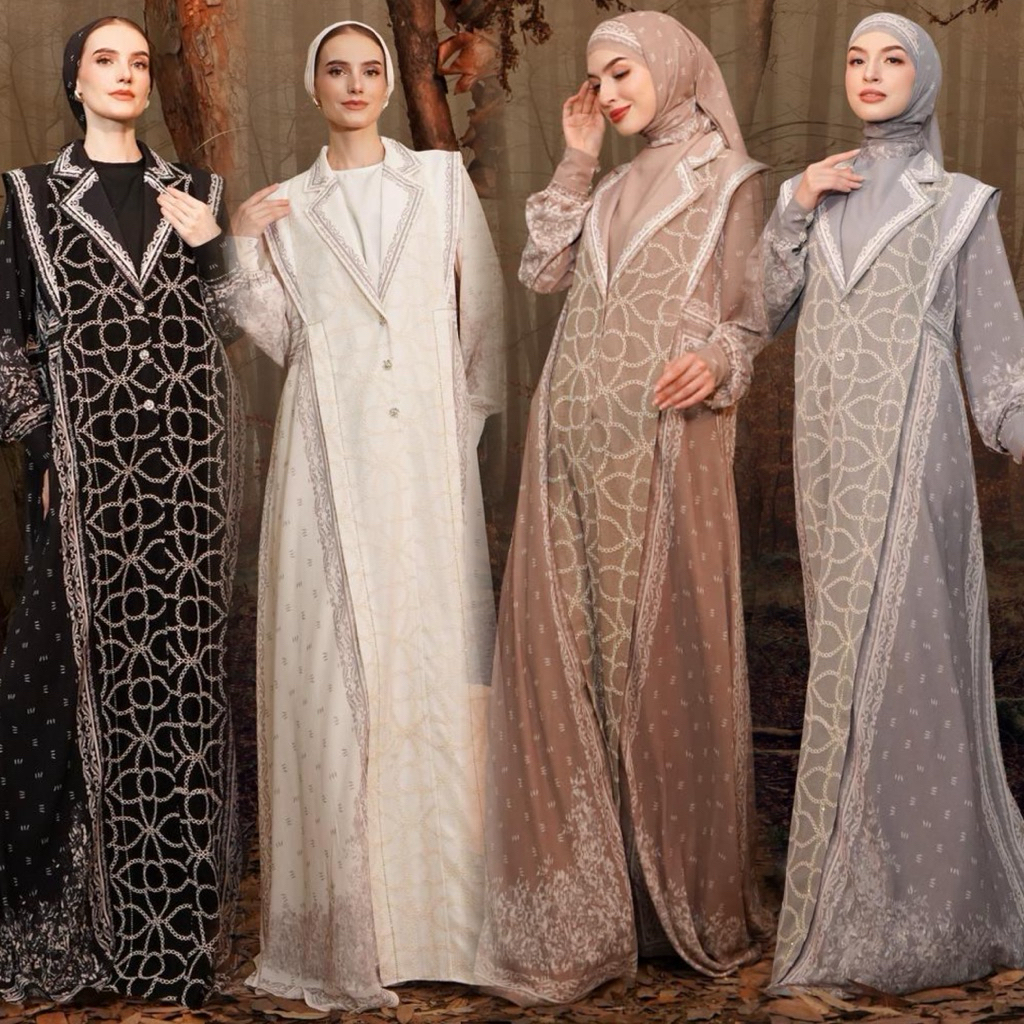 MOTIF HAWA GAMIS DRESS AYLANA SET HIJAB 7633 ORI BY MOTIF HAWA