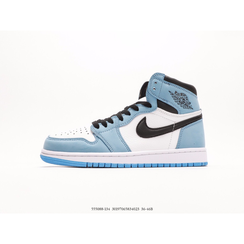 Blackshoes - Sepatu Sneakers Air Jordan 1 High University Blue