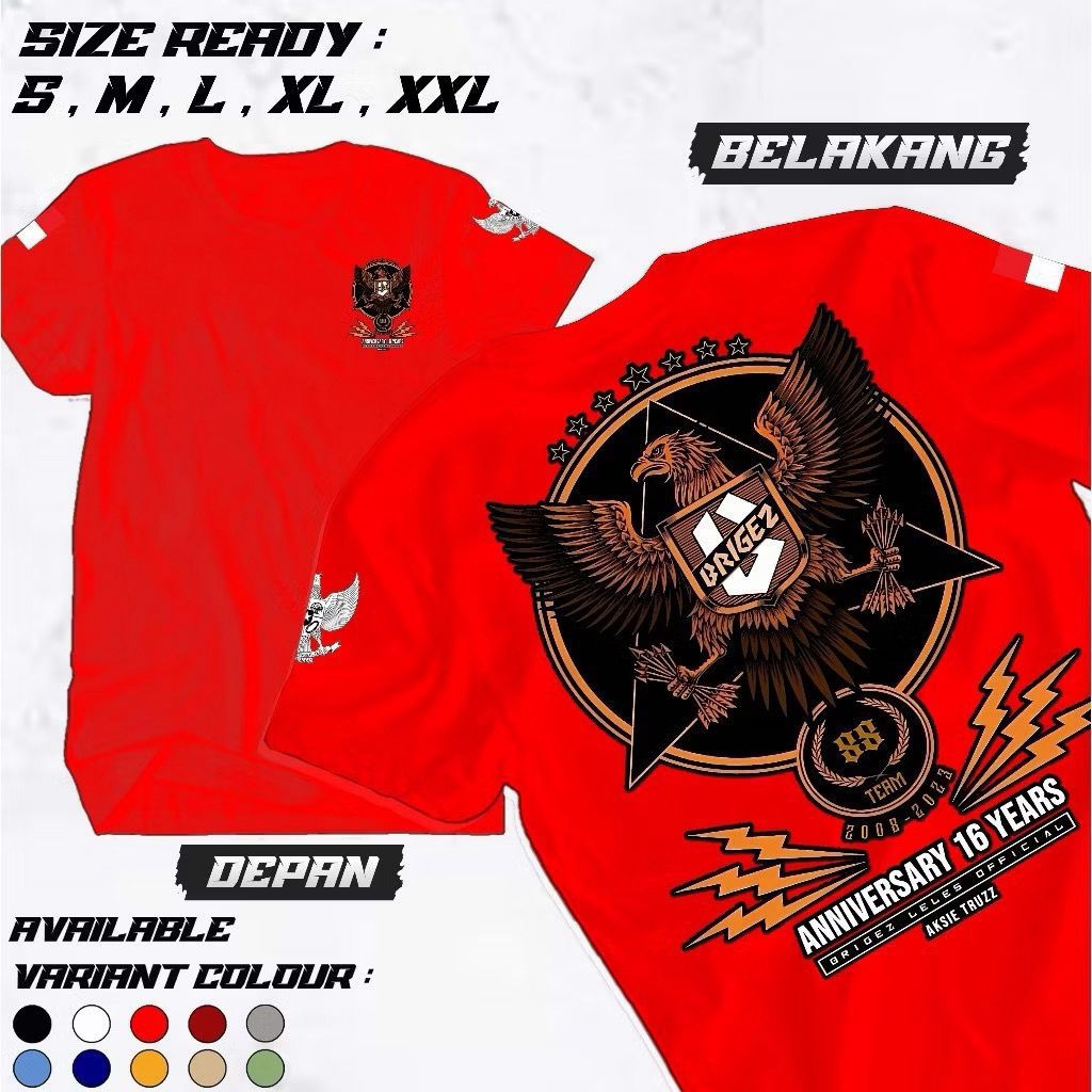 ￼mmmkaos - Kaos Brigez Indonesia Terbaru - Baju komunitas Motor Indonesia - Kaos Ormas - Kaos Keren 