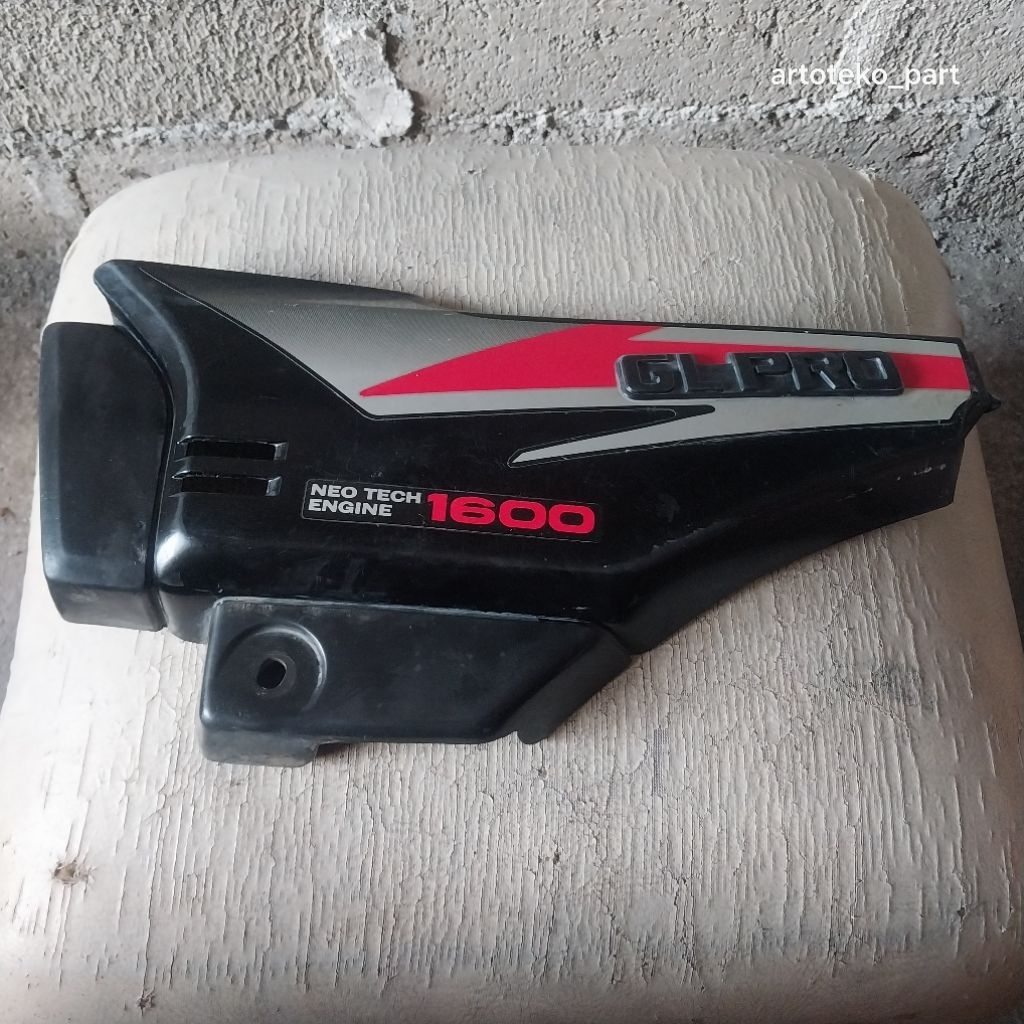 COVER BOX BOK TEPONG AKI KIRI HONDA GLPRO GL PRO MAX GLMAX ORIGINAL ORI SINIL
