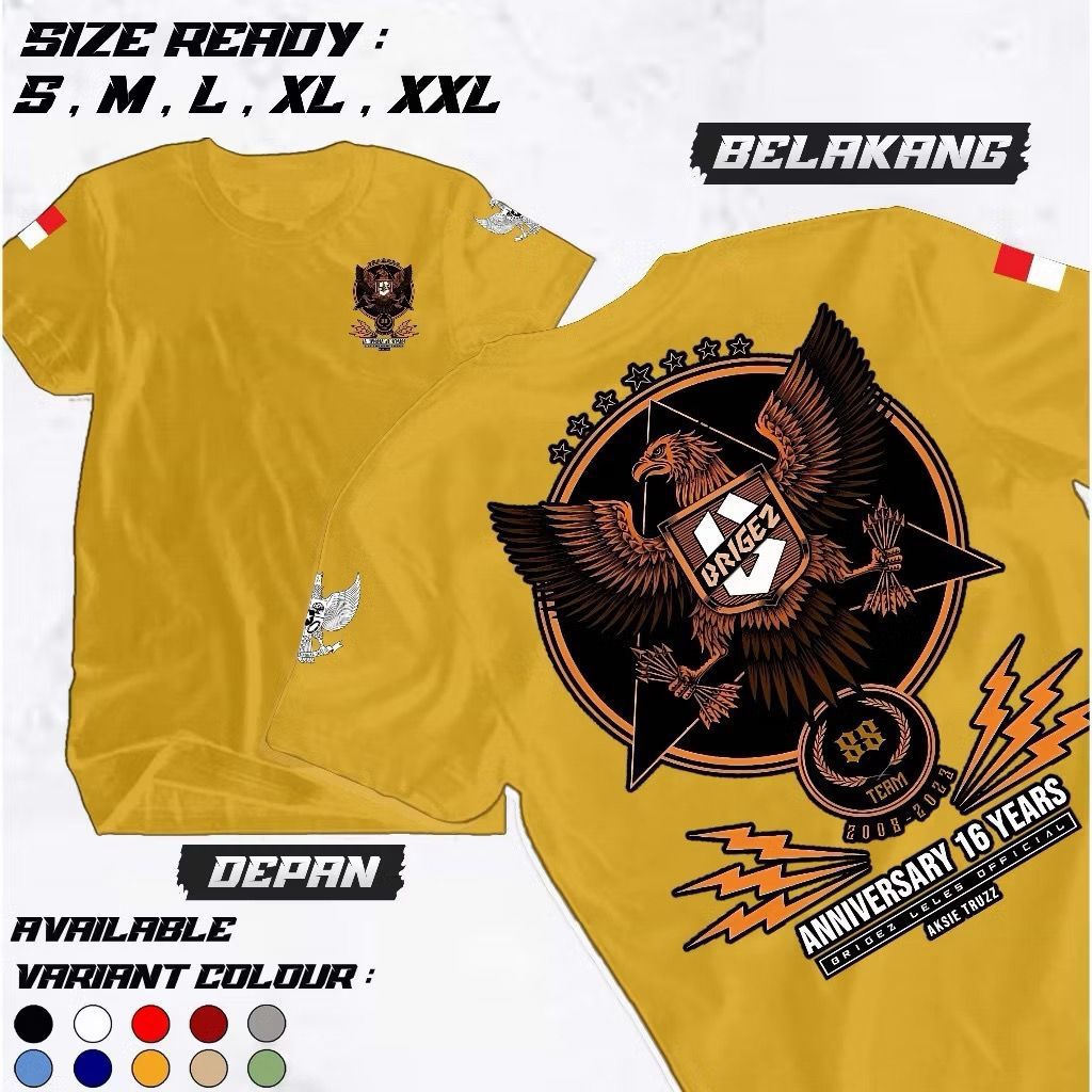 ￼mmmkaos - Kaos Brigez Indonesia Terbaru - Baju komunitas Motor Indonesia - Kaos Ormas - Kaos Keren 