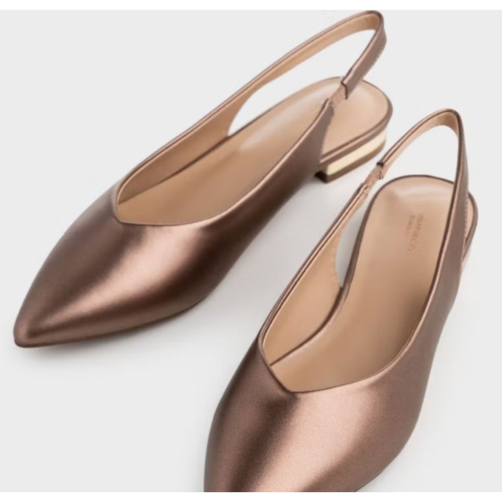 NEW ORI URBAN&CO Allyn Basic Mules Flatshoes Sepatu Kerja Slip On Wanita Kekinian