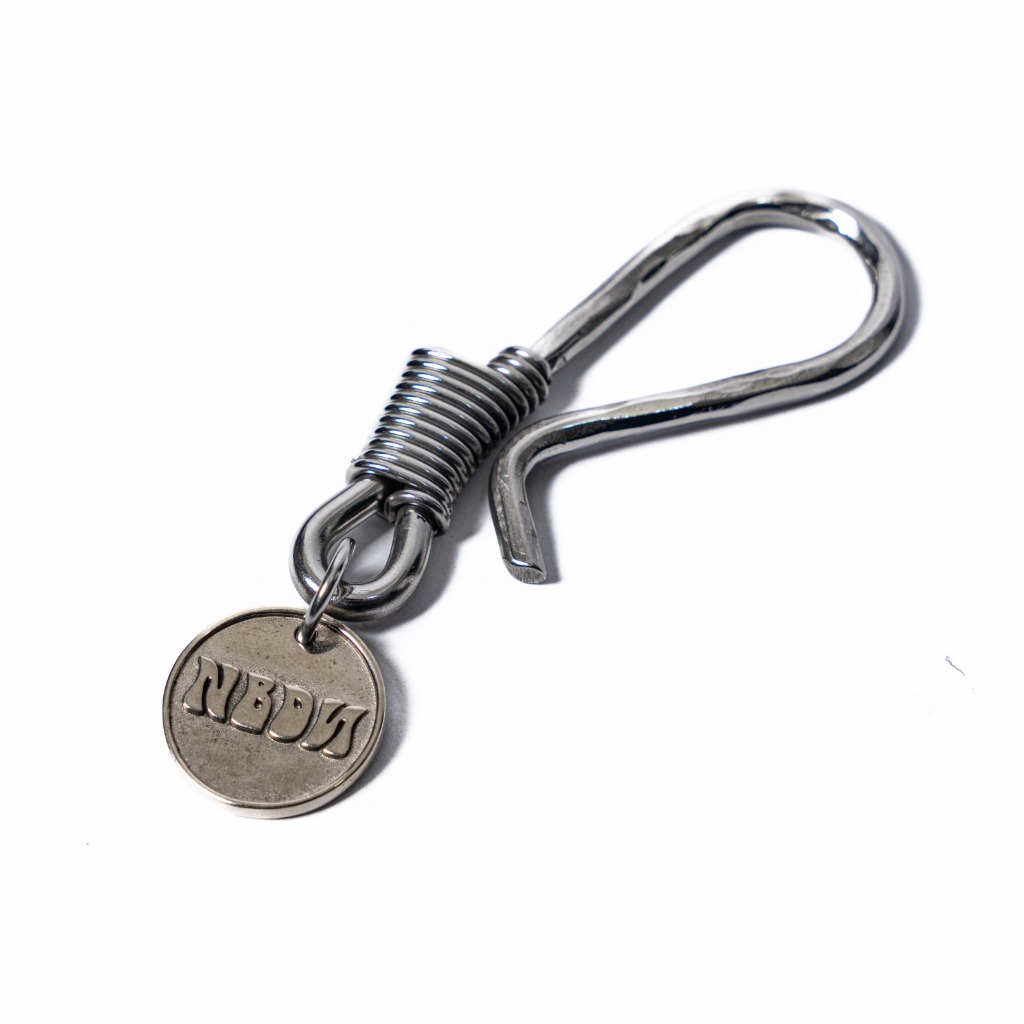 NBDN SILVER Sterling Atlas Coin Pendant + Hook