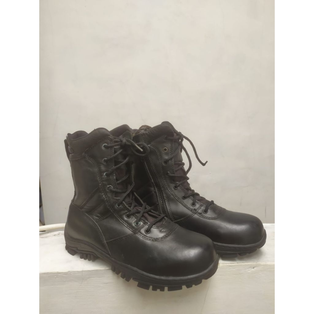 sepatu pdl tali resleting model lama asli jatah TNI AD