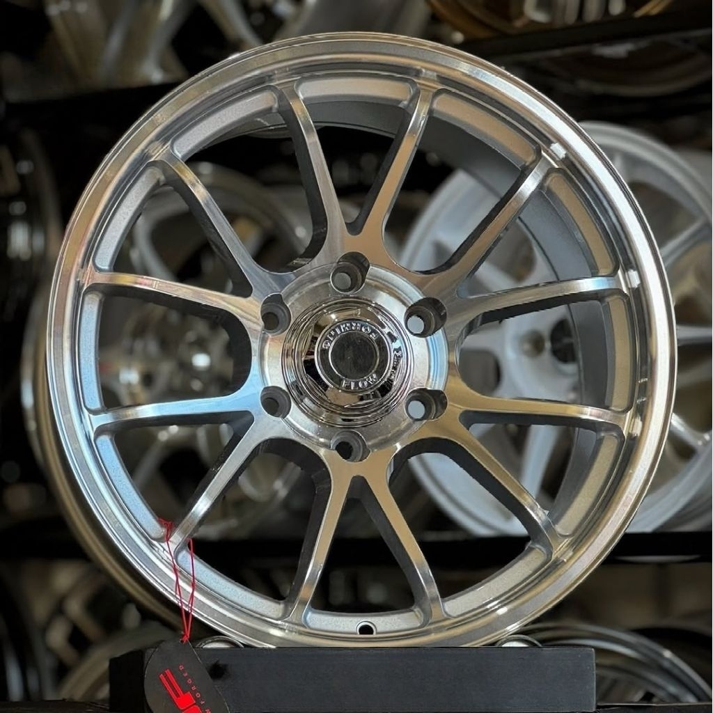 velg racing ring 18 lebar 9 JF LUXURY NF FULL POLISH FLOW FORMING R18 velg mobil Ford ranger triton 