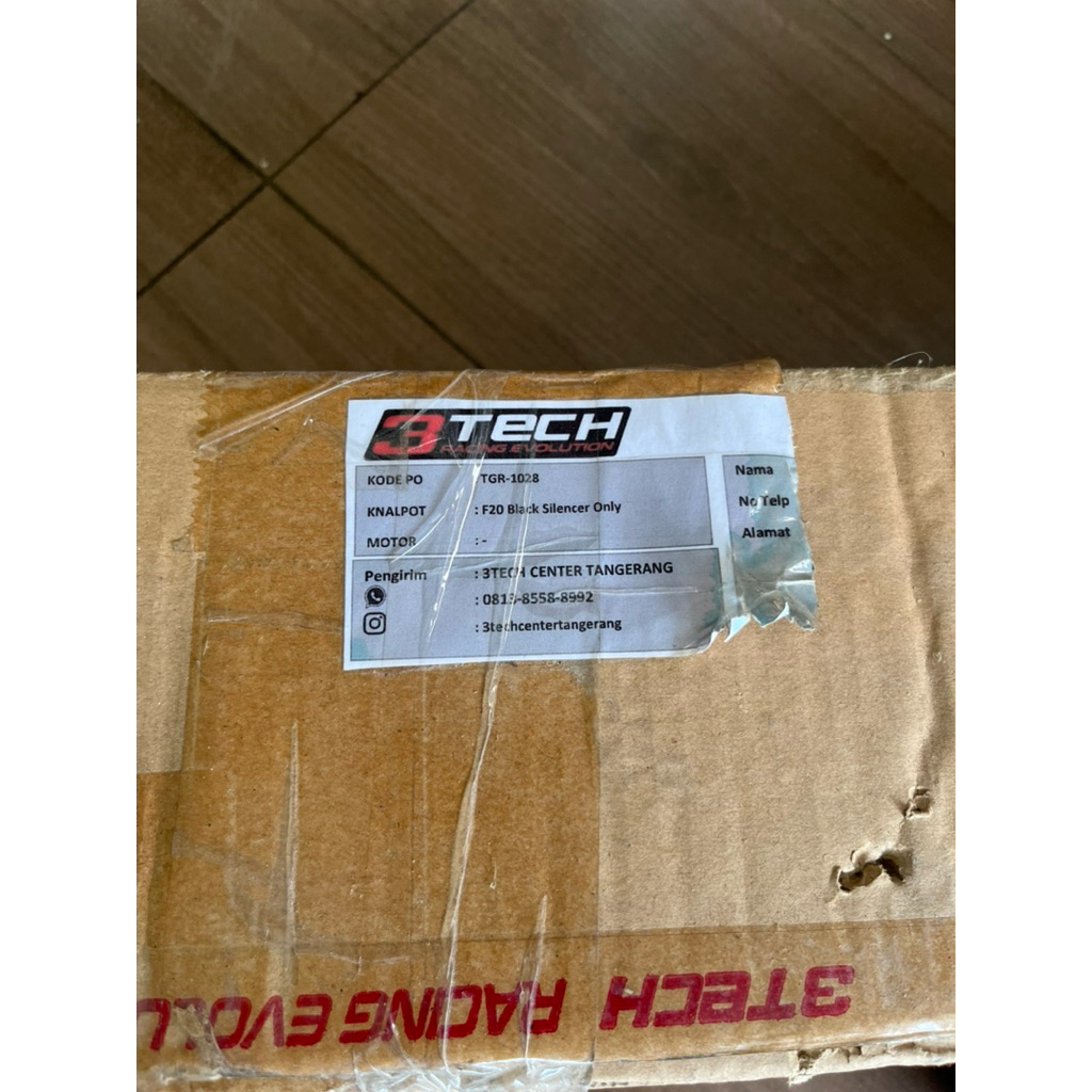 knalpot Tridente 3tech F20 3 suara