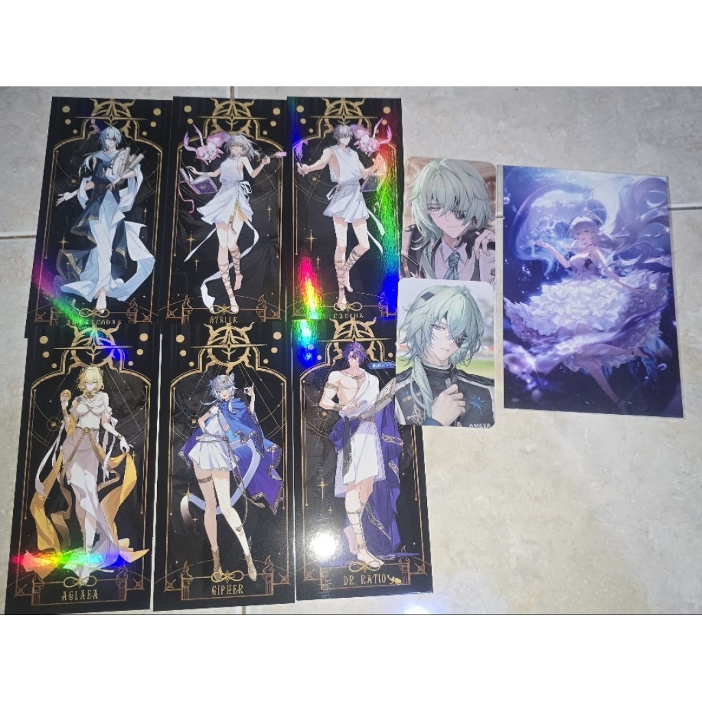READY - HSR Honkai Star Rail Fanmerch Holo Ticket Photocard