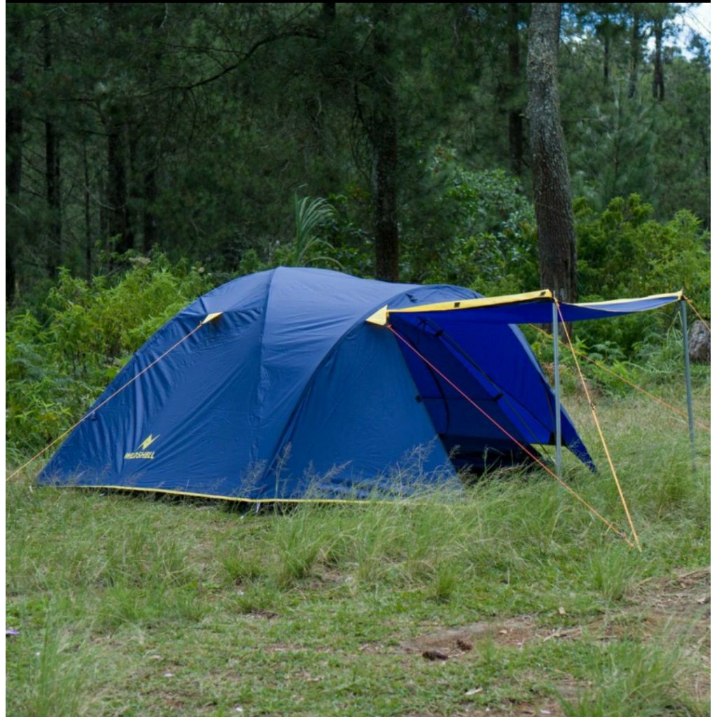 Tenda Camping Tenda dome HY BC 4 Orange, Tenda Wildshell Jayadipa 4, Compass LWY Alloy 2p