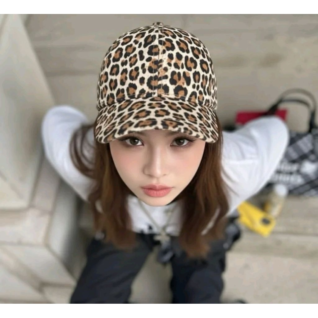 topi basebell topi leopard