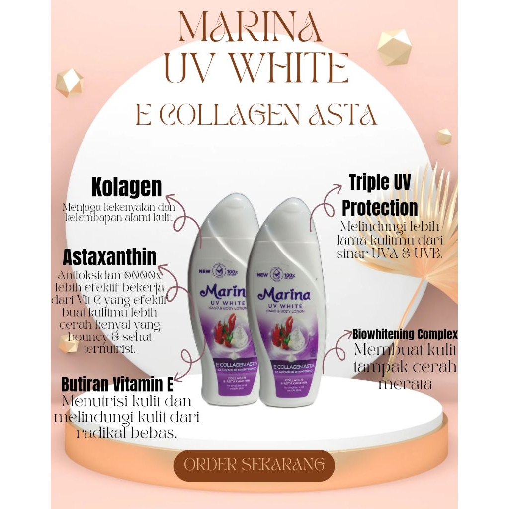 MARINA UV WHITE E COLLAGEN ASTA