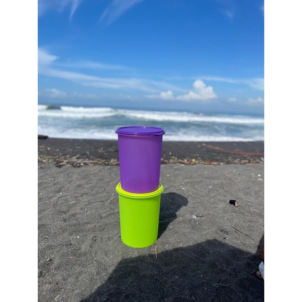 Tall canister 10lt/ toples krupuk tupperware